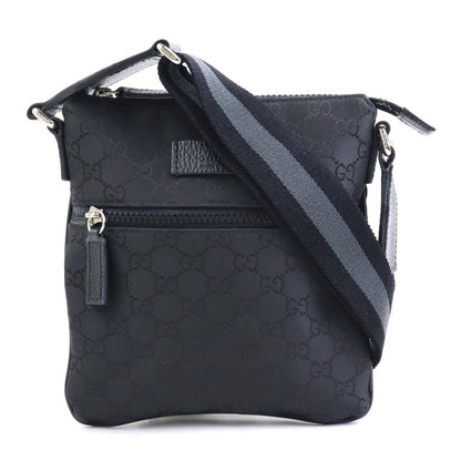 Gucci Shoulder Bag Nylon Black