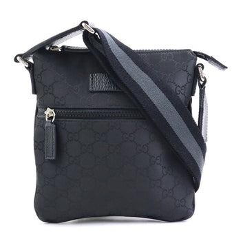 Gucci Shoulder Bag Nylon Black