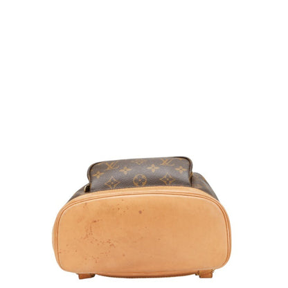 Louis Vuitton Monogram Montsouris Mm Backpack M51136 Brown Leather