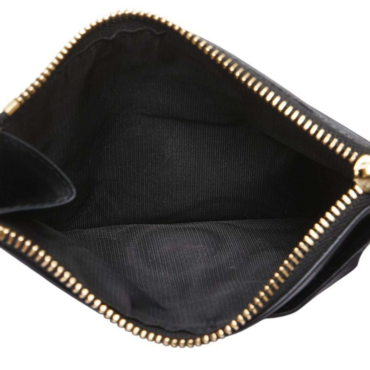 Dolce & Gabbana Dg Logo Business Card Case Fragment Black Calf Leather