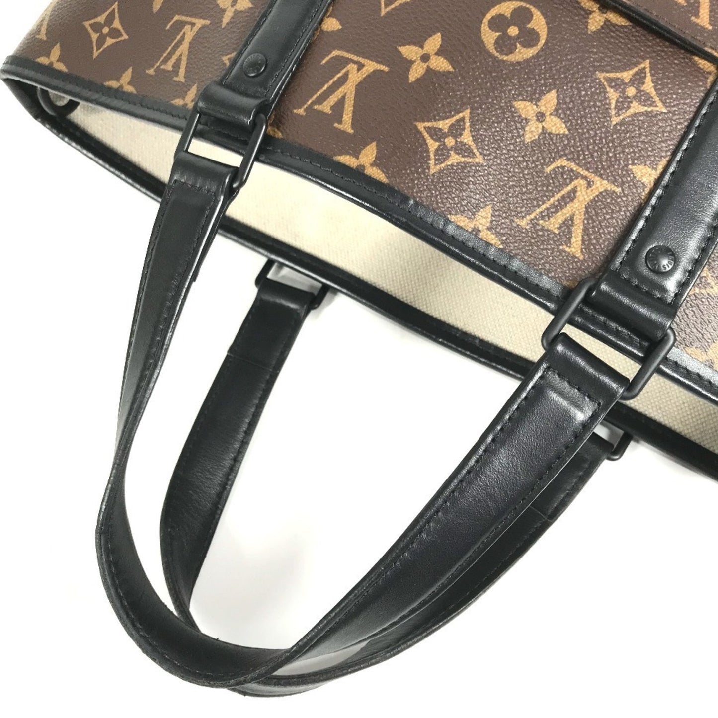 Louis Vuitton Monogram Macassar Weekend Tote Pm M45734