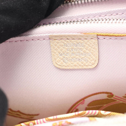 Hermes Herms Azap Compact Silkin Round Wallet In Calfskin Leather (Veau Epsom Leather) For Women