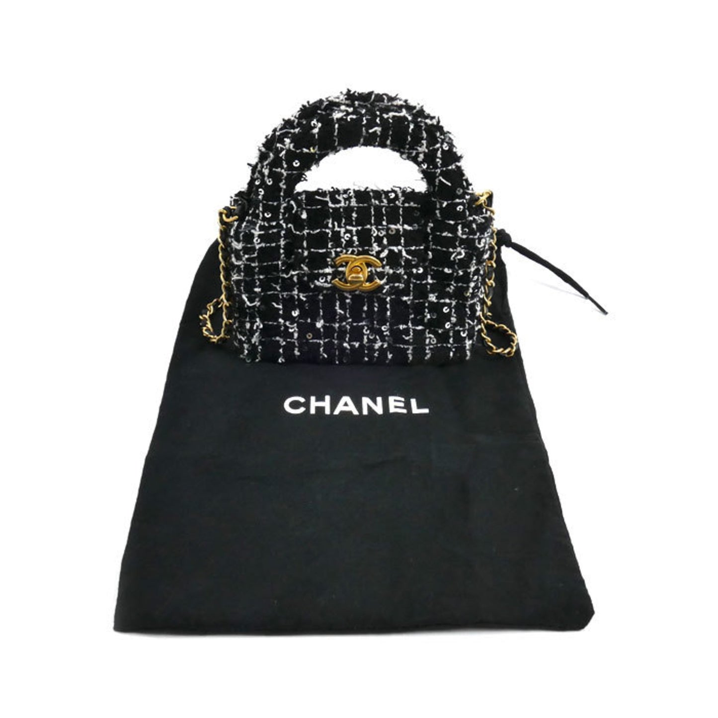 Chanel Fabric Mini Chain Shoulder Bag