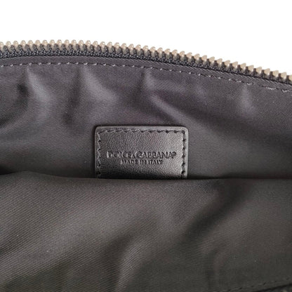 Dolce & Gabbana Super Pig Dg Love Print Handpouch Clutch Bag In Red