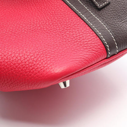 Hermes Herms Picotin Pm Rouge Serie Rose Mexico Handbag In Taurillon Clemence Leather