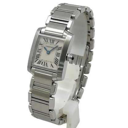 Cartier Tank Franaise Sm W51008Q3 Stainless Steel