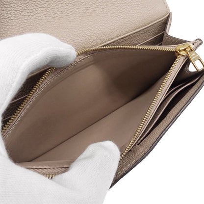 Louis Vuitton Women'S Monogram Empreinte Sarah Tourterelle Long Wallet