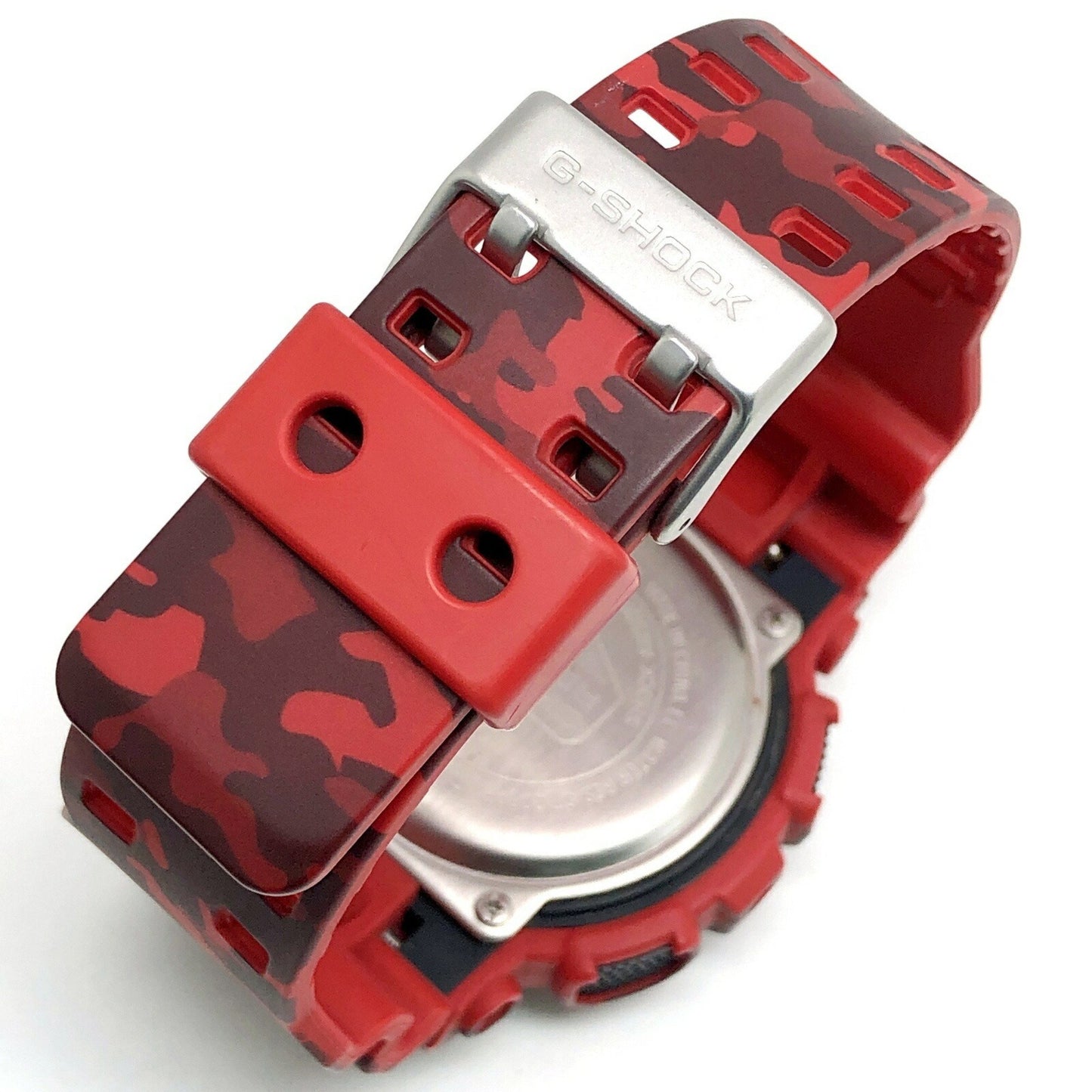 G-Shock Casio Gd-120Cm-4 Camouflage Series Big Case Digital Watch In Red