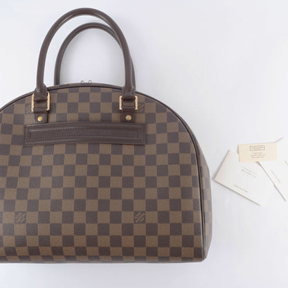 Louis Vuitton Nolita Handbag N41455 Damier Ebene Canvas