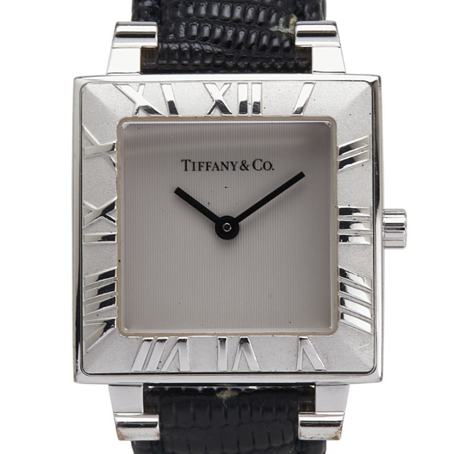 Tiffany & Co. Atlas Quartz Watch With Silver Dial