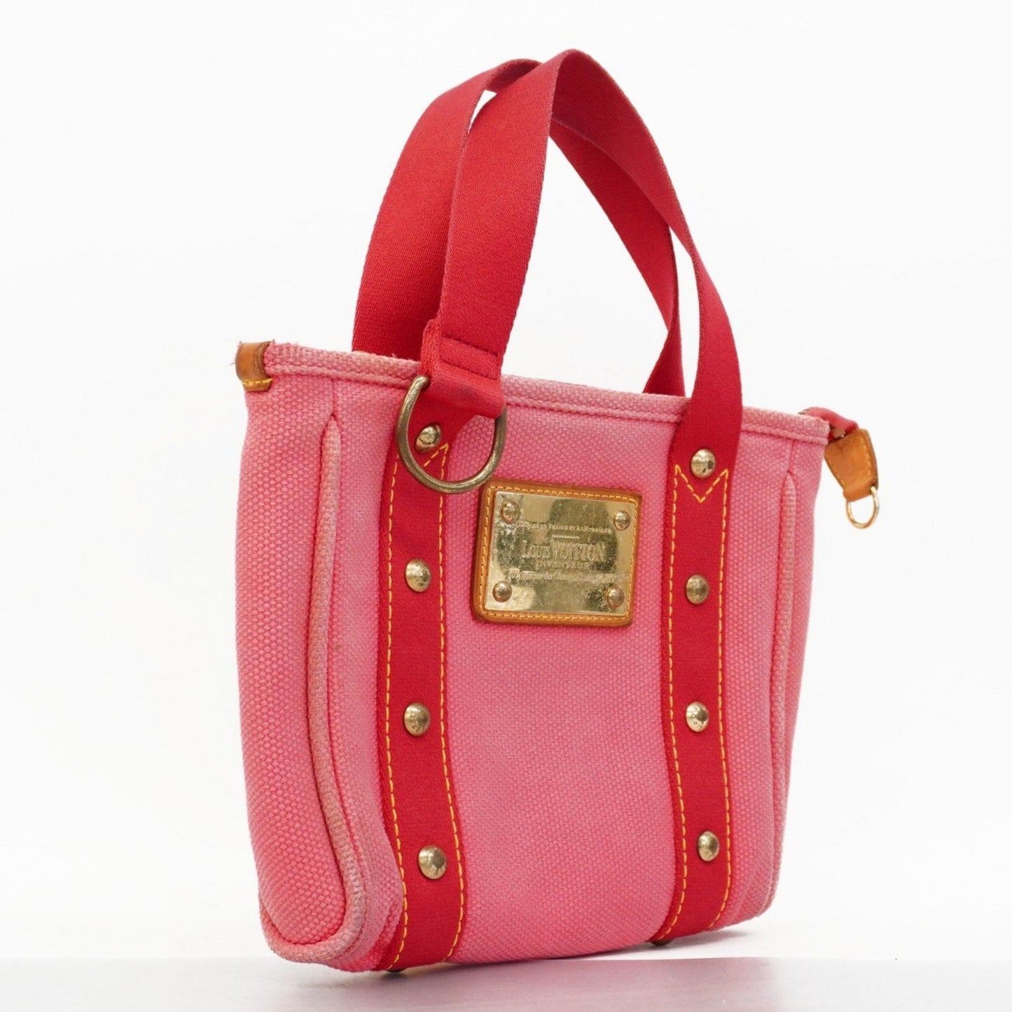 Louis Vuitton Antigua Cabas Pm Handbag M40088 Rose