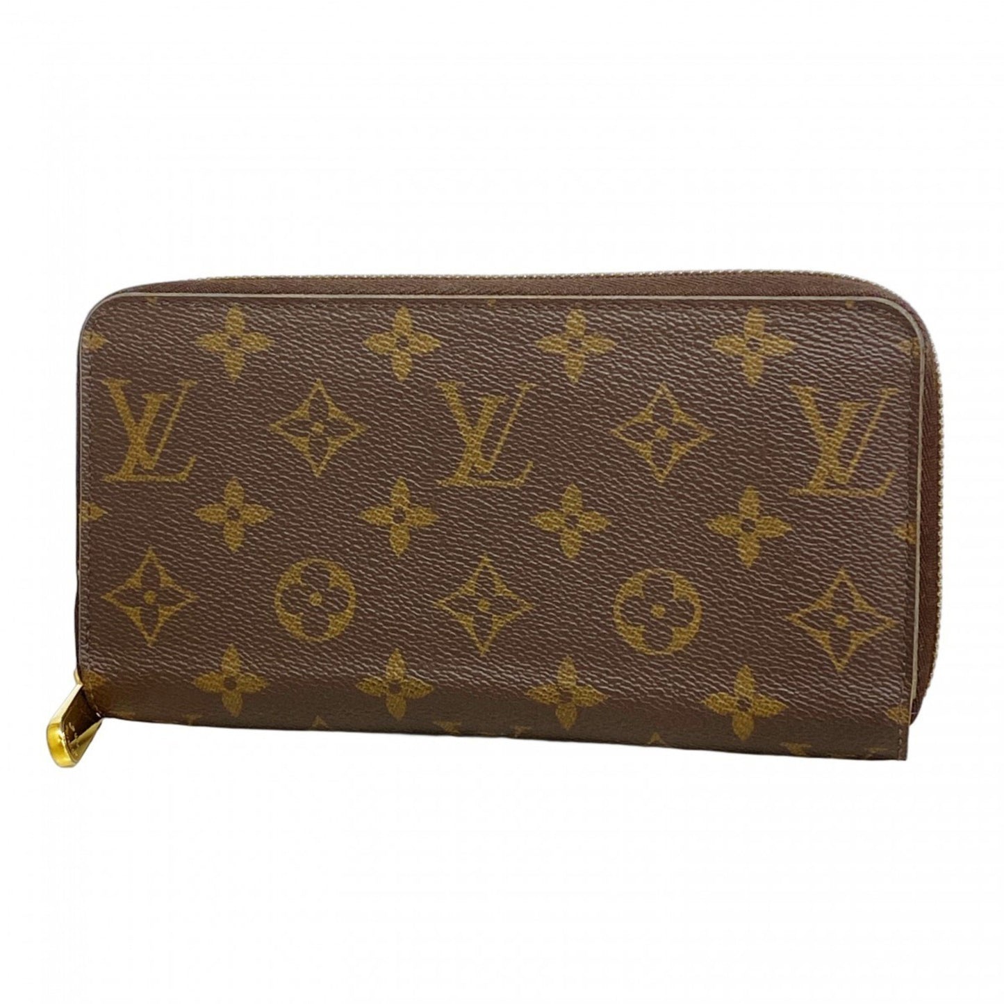Louis Vuitton Monogram Zippy Wallet M41895 Brown Fuchsia