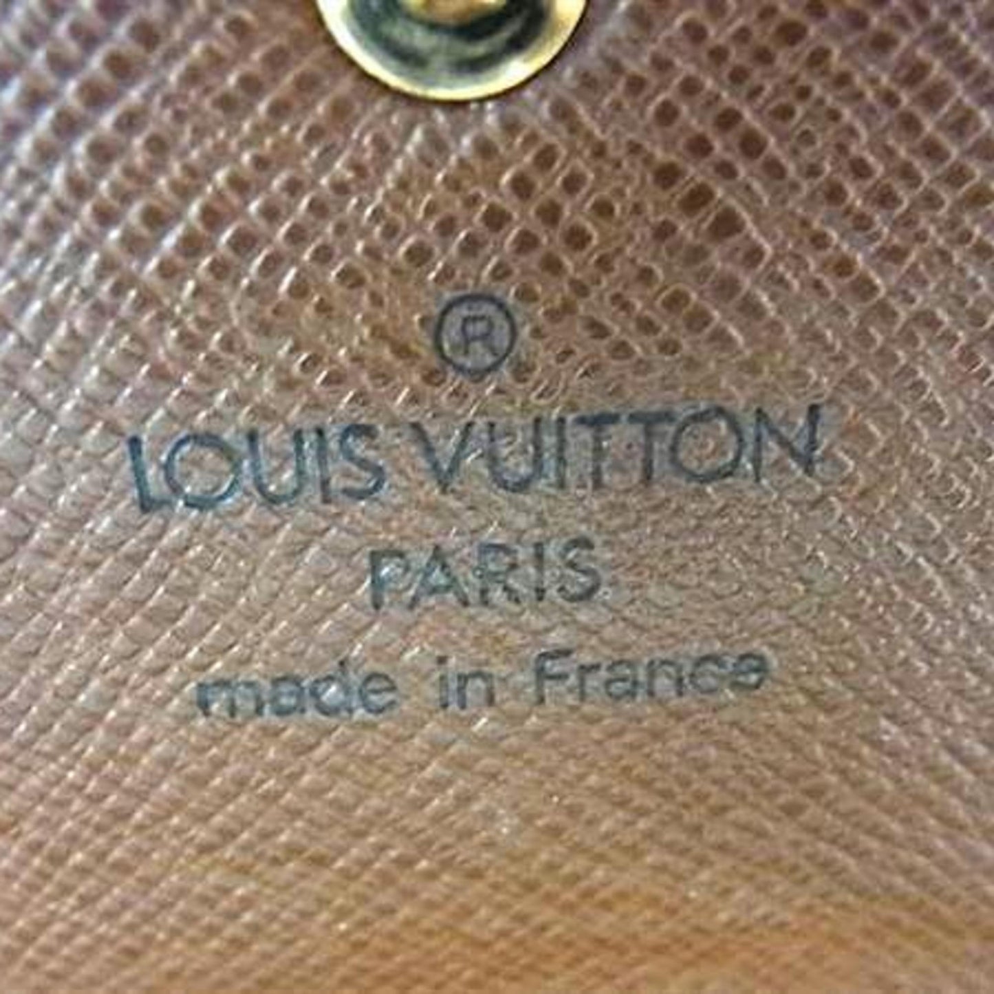 Louis Vuitton Monogram Pochette Porte Monnaie Credit Wallet M61725 Brown Leather Bifold Long