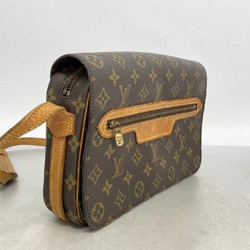 Louis Vuitton Monogram Saint-Germain 28 Shoulder Bag M51207 Brown