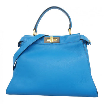 Fendi Peekaboo Leather Handbag