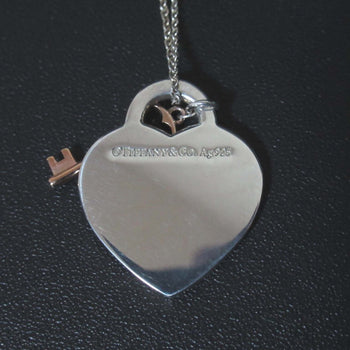 Tiffany & Co. Return To Heart Tag Key Necklace Pendant In Ag925 Silver