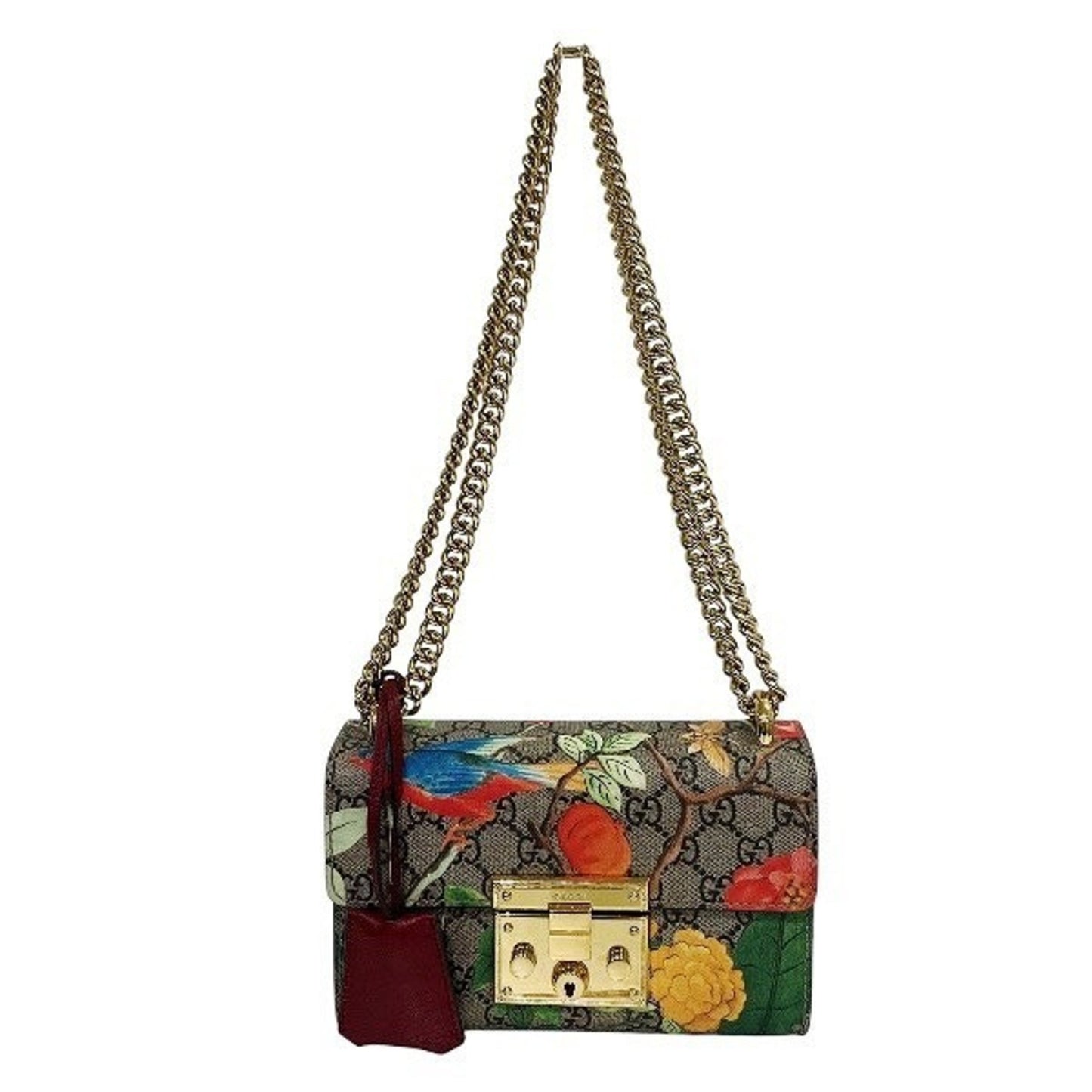 Gucci Gg Supreme 409487 Ladylock Floral Pvc