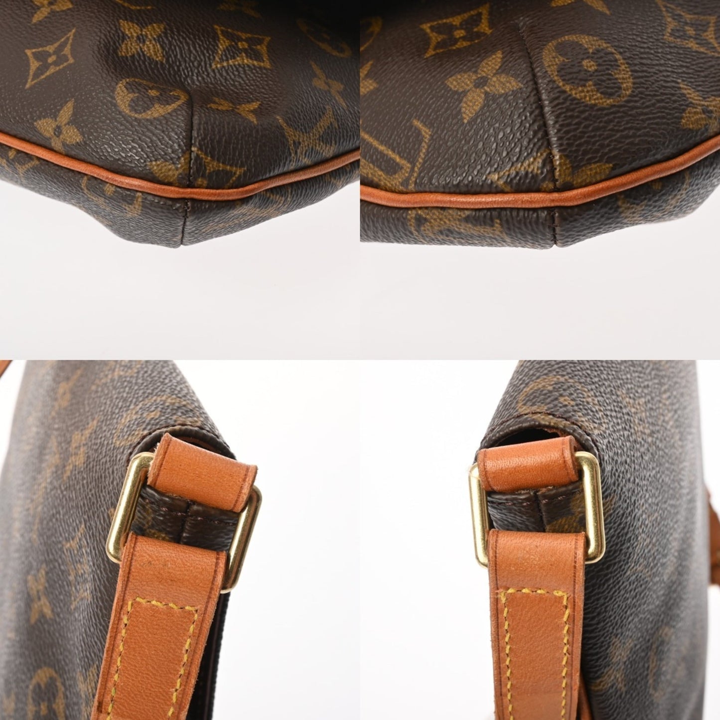 Louis Vuitton Monogram Musette Salsa Short Brown M51258 Women'S Canvas Shoulder Bag
