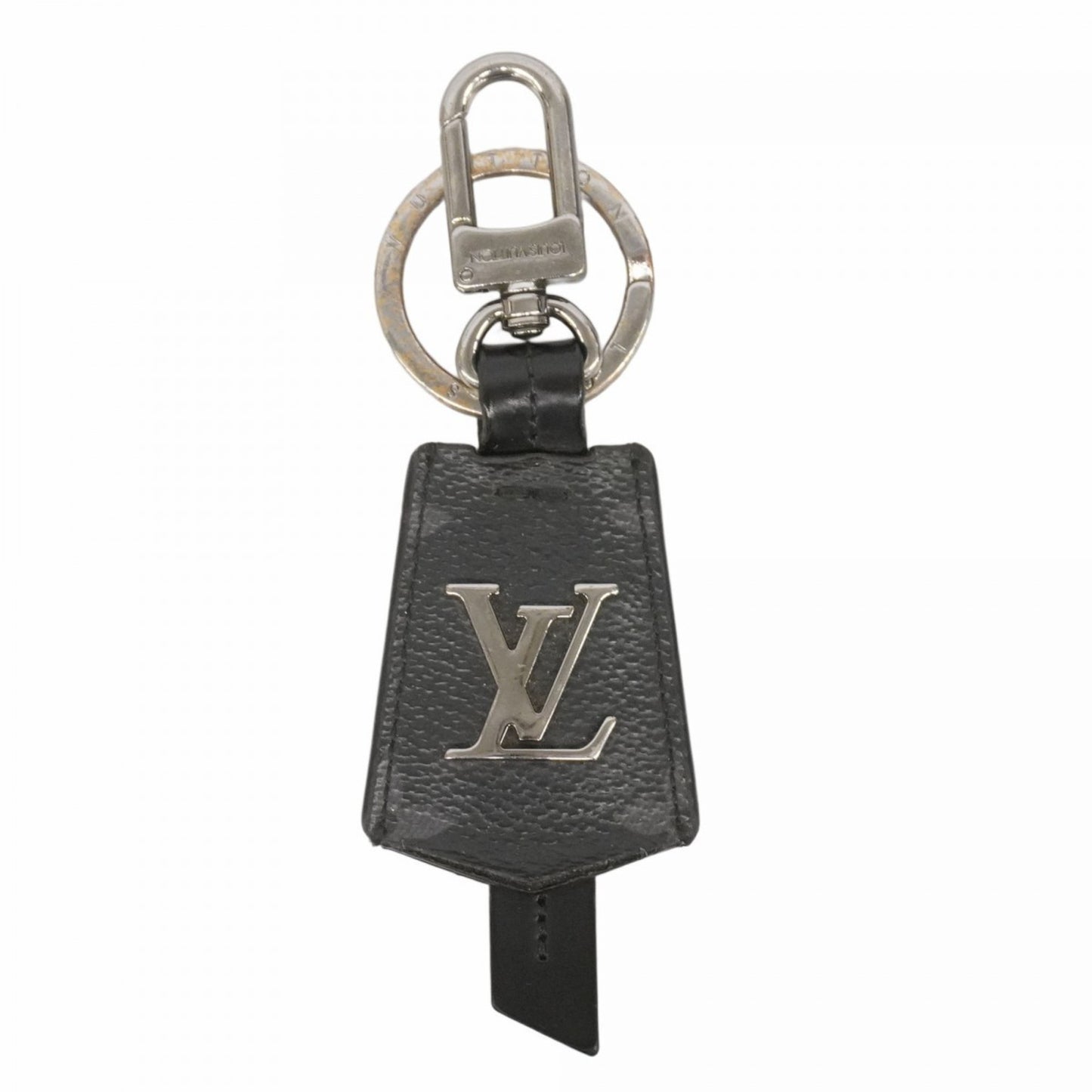 Louis Vuitton Monogram Eclipse Porte-Cls Cloche-Cls Keychain M63620 Black