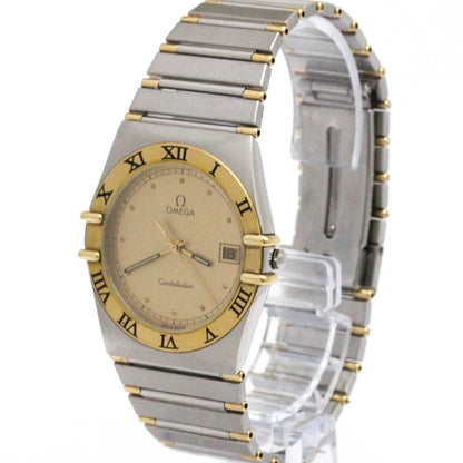 Omega Constellation 18K Gold Steel Quartz