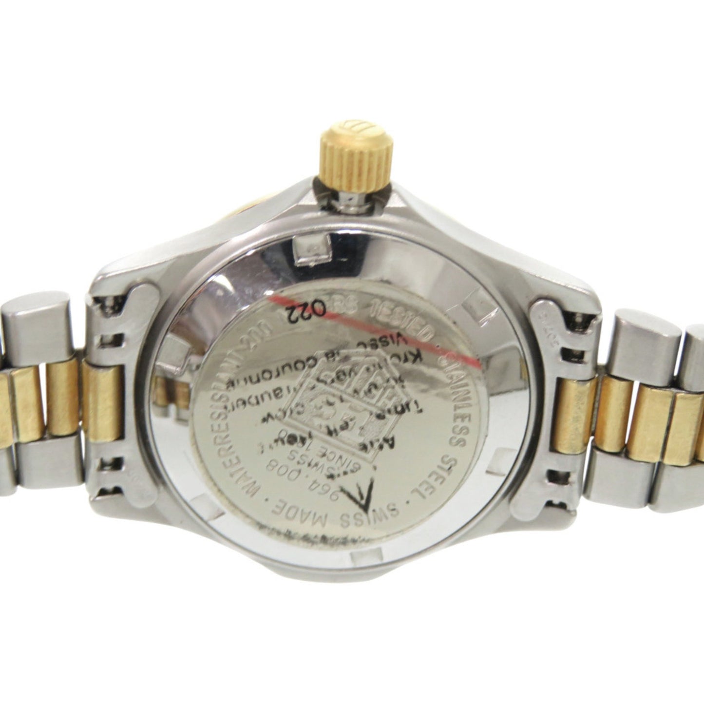 Tag Heuer Professional 964.008 Ss Gp Gold Quartz Watch 1912 Heuer