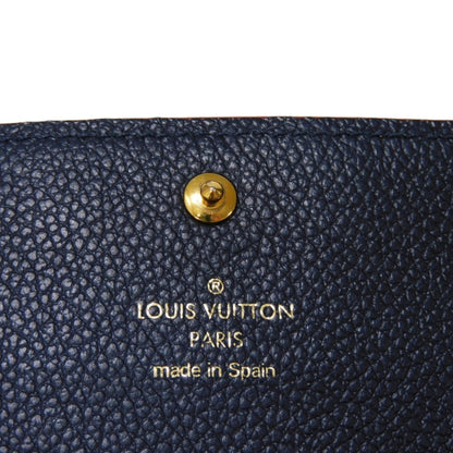 Louis Vuitton Louis Vuitton Long Wallet Portefeuille Pont Neuf Lv Flower Navy Red Monogram