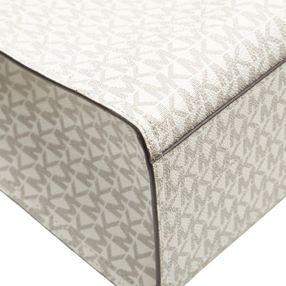 Michael Kors Signature Handbag Tote Bag 35T0Gy9T3B White