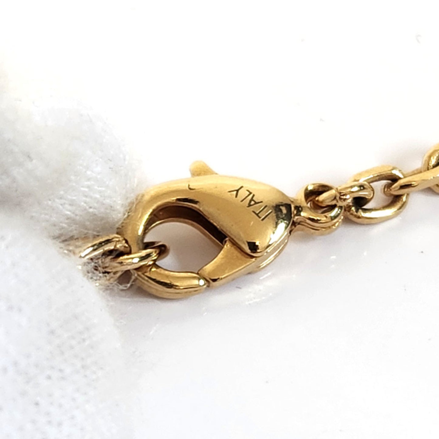Louis Vuitton Collier Twin Rocks Necklace M64887 Gold Silver Metal Pendant