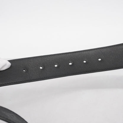 Louis Vuitton Monogram Eclipse Lv Initial Belt 40Mm Reversible M0157T Black/Gray