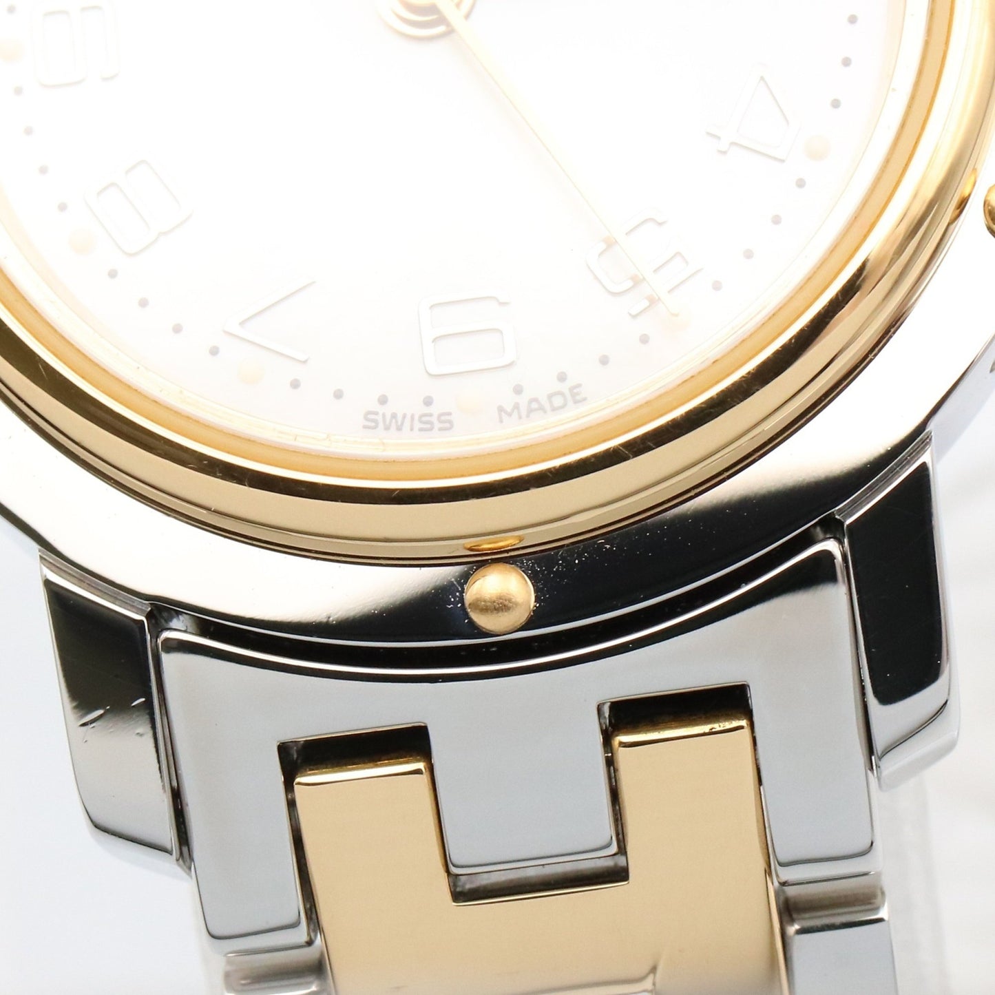 Herms Clipper Nacre Watch