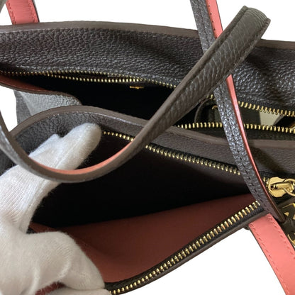 Salvatore Ferragamo Amy Gancini Handbag In Dark Brown