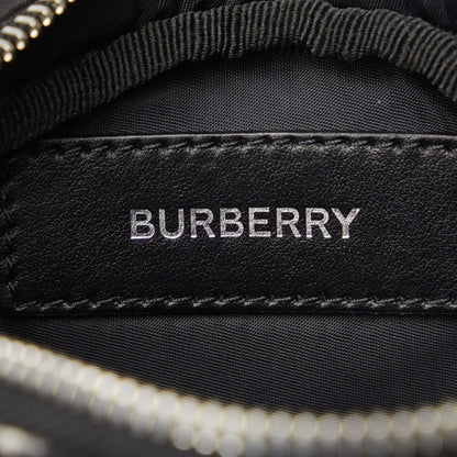 Burberry Logo Zebra Waist Bag In White