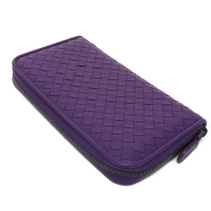 Bottega Veneta Long Wallet Zip Around Nappa Round Intrecciato Mona Lisa 518389 V001N 5213
