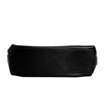 Coach Shoulder Bag Tote Tassel Legacy Leather 25355 Black