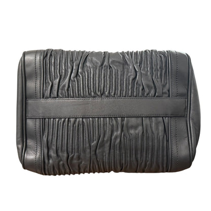 Bally Guendalina-Tg Nappa Leather Gathered Boston Bag