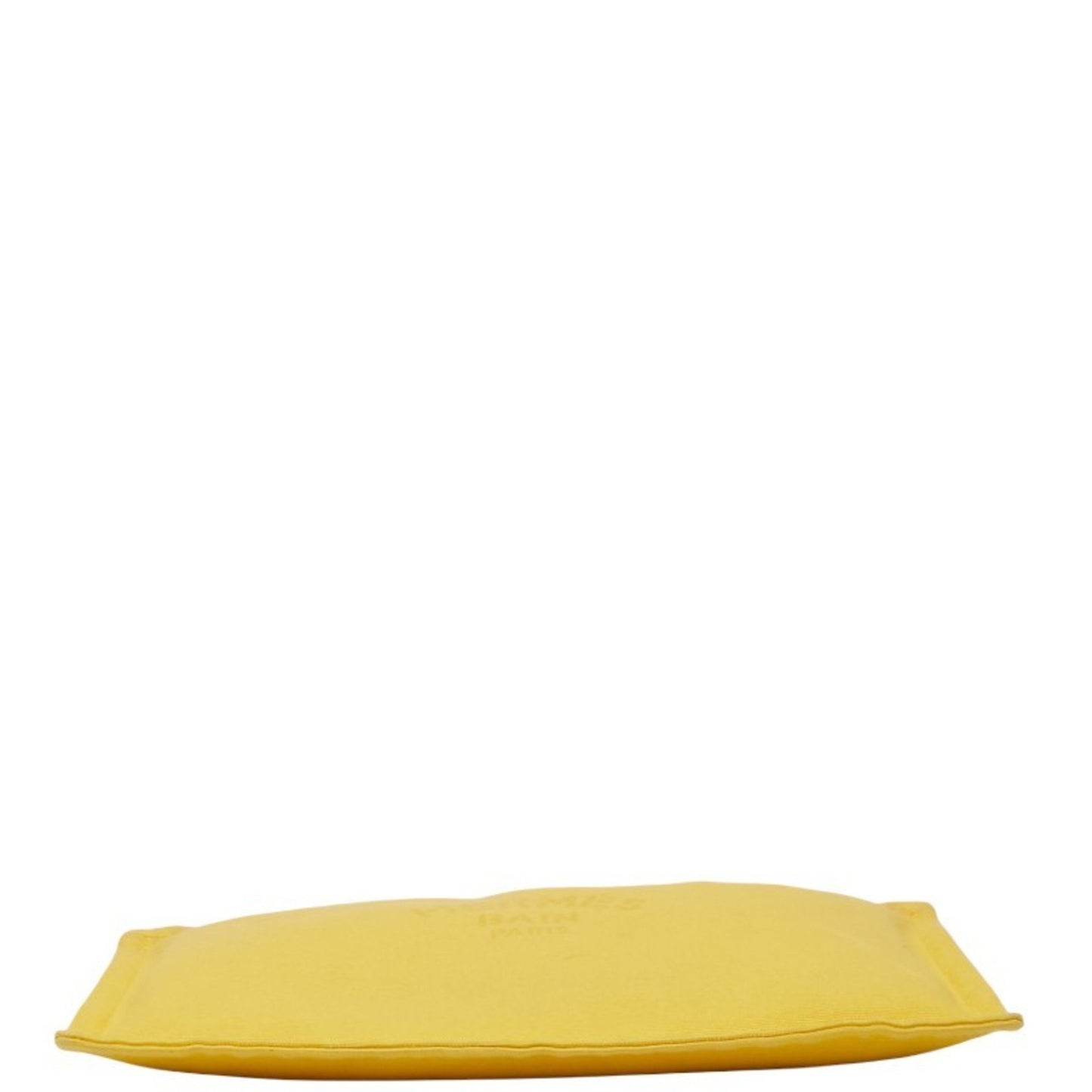 Hermes Yachting Mm Clutch Bag/Second Bag/Pouch Yellow Canvas