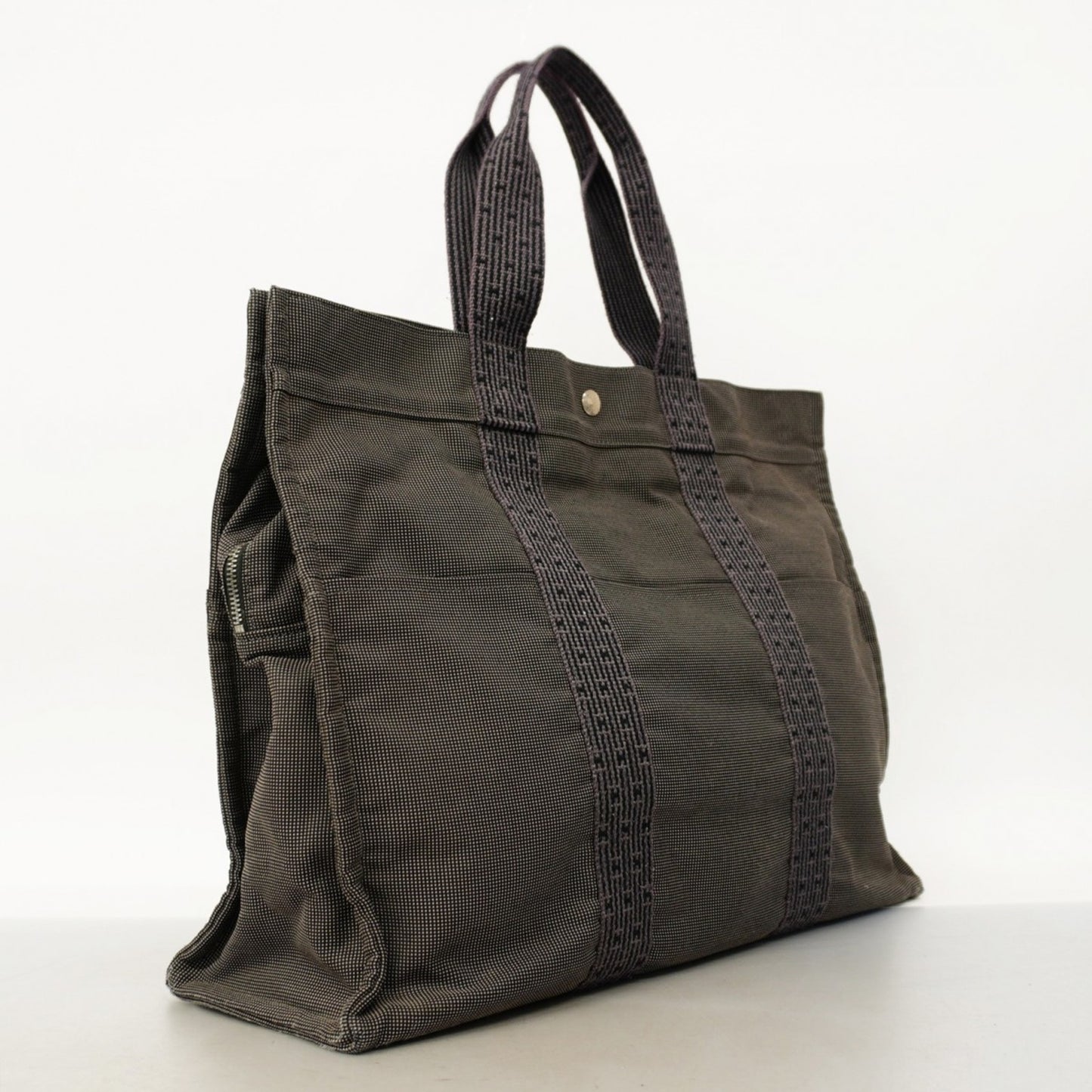 Hermes Herms Air Line Gm Canvas Tote Bag