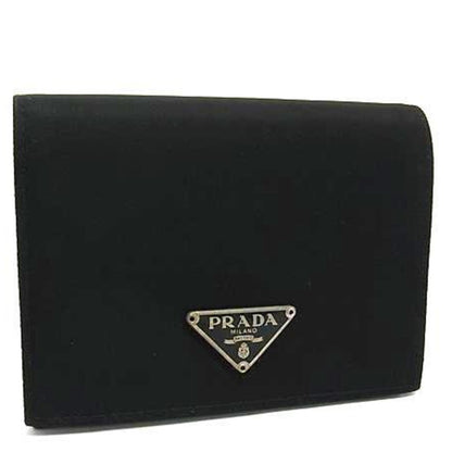 Prada Prada Triangle Wallet - Black Tessuto Nylon Bifold