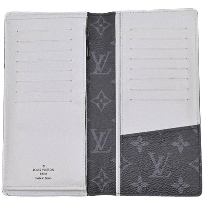 Louis Vuitton Louis Vuitton Portefeuille Brazza Epi Leather Long Wallet Blue White M81371 Ic Chip