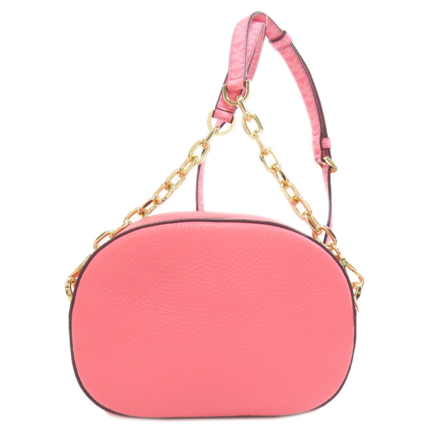 Michael Kors Mk Signature Chain Shoulder Bag Leather