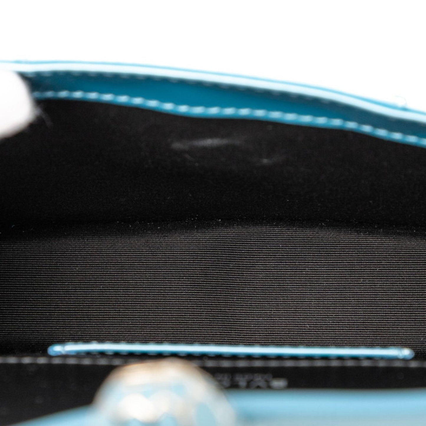 Bvlgari Serpenti Forever Chain Shoulder Bag In Blue Leather