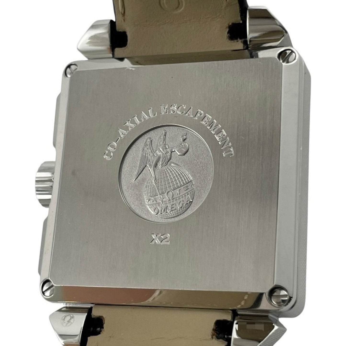 Omega De Ville X2 Chronograph 423.13.37.50.01.001 Stainless Steel Leather