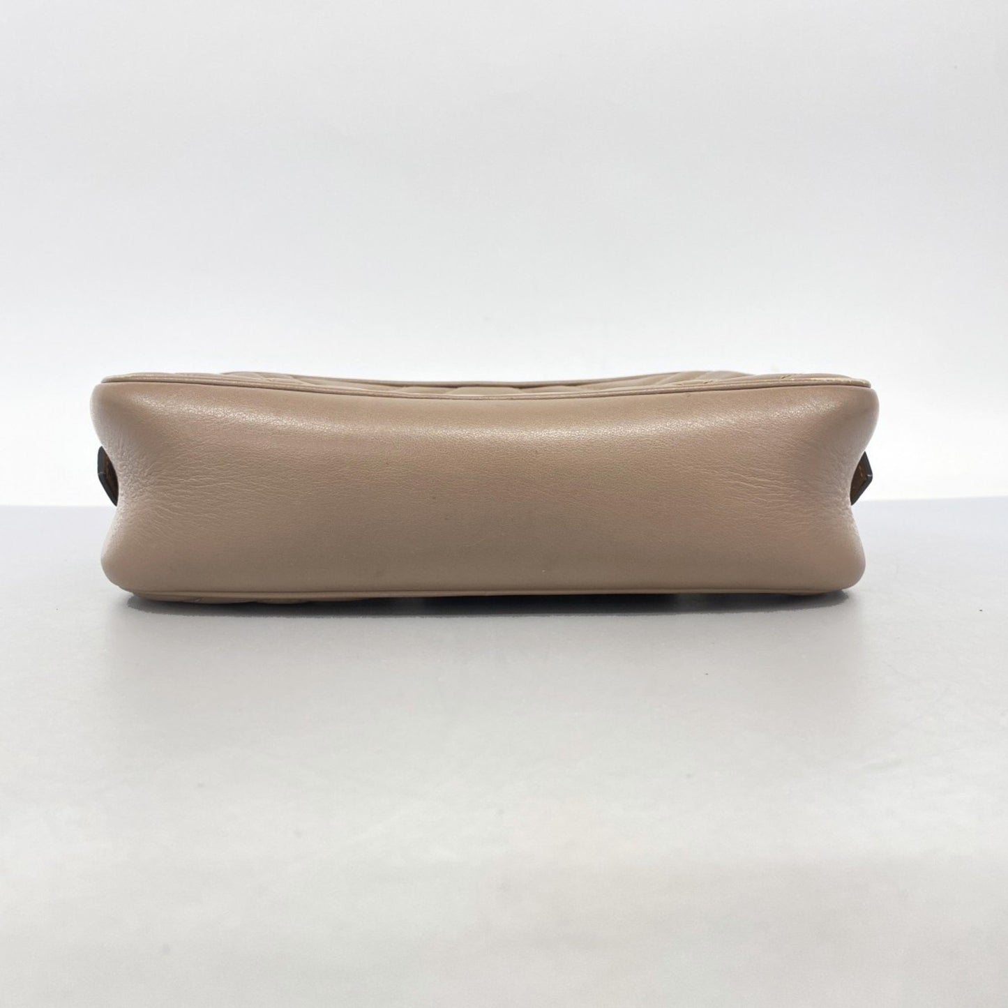 Gucci Gg Marmont Shoulder Bag 447632 Leather Pink Beige