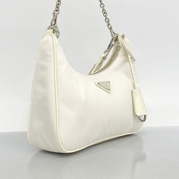 Prada Shoulder Bag Nylon White