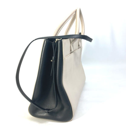 Chanel Cc Mark Bicolor 2Way Shoulder Bag Crossbody Hand Bag Beige