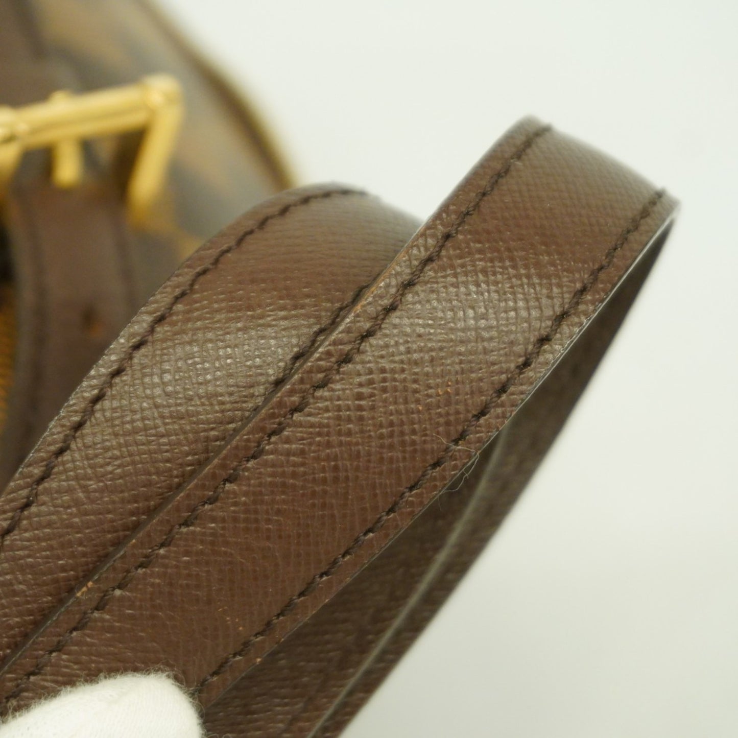 Louis Vuitton Damier Belem Mm Shoulder Bag N51174 Ebene