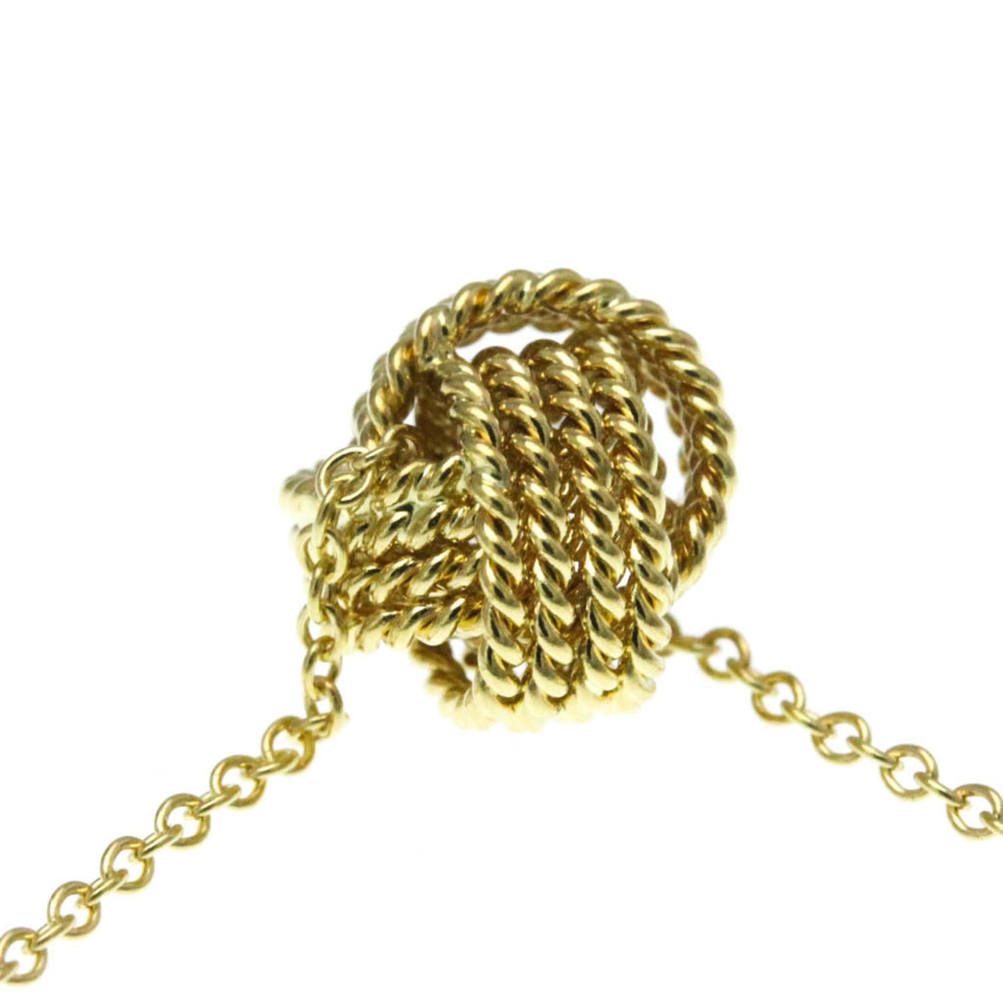Tiffany Somerset Knot Twist Necklace Yellow Gold (18K) No Stone Men