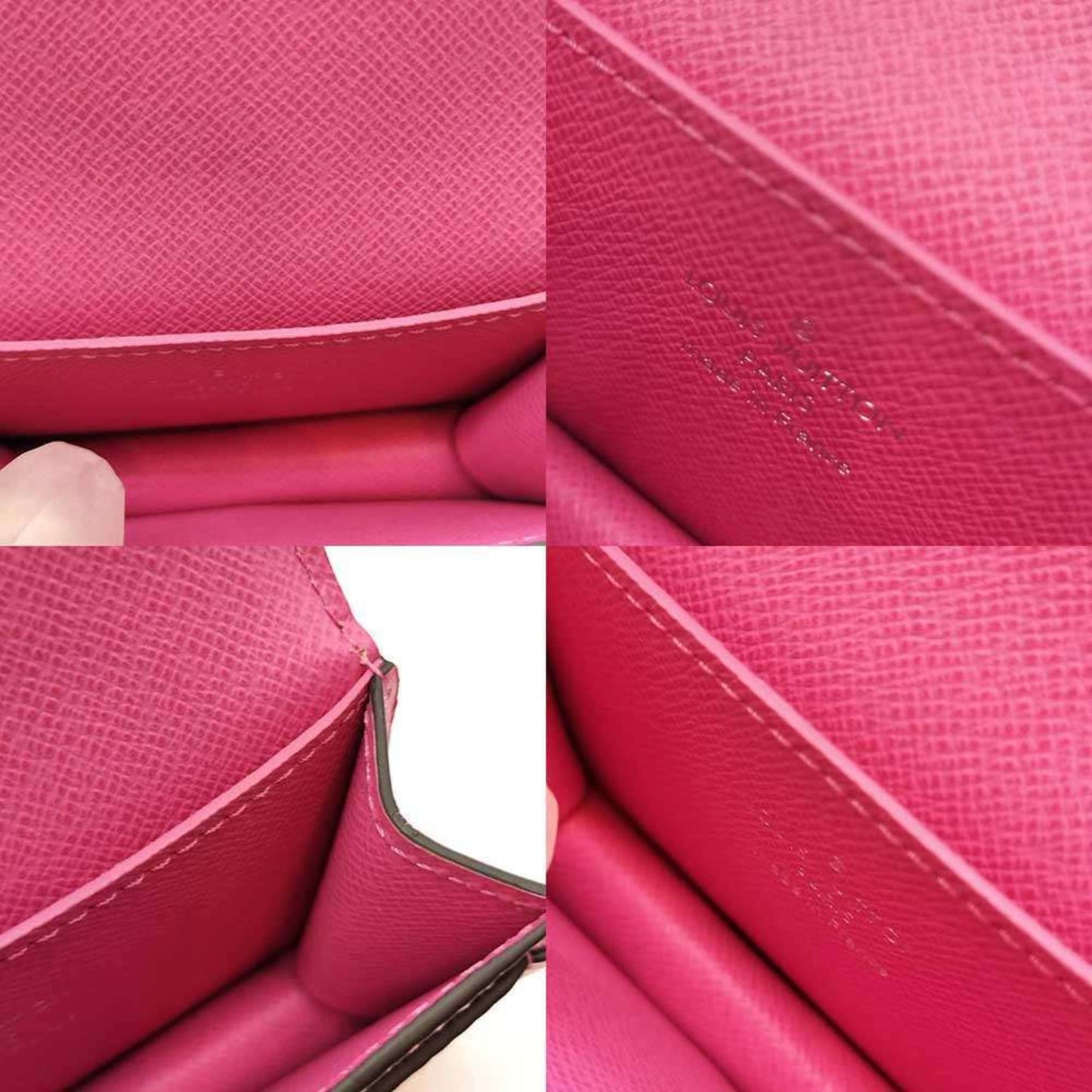 Leather Louis Vuitton Card Case Epi