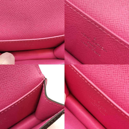 Leather Louis Vuitton Card Case Epi