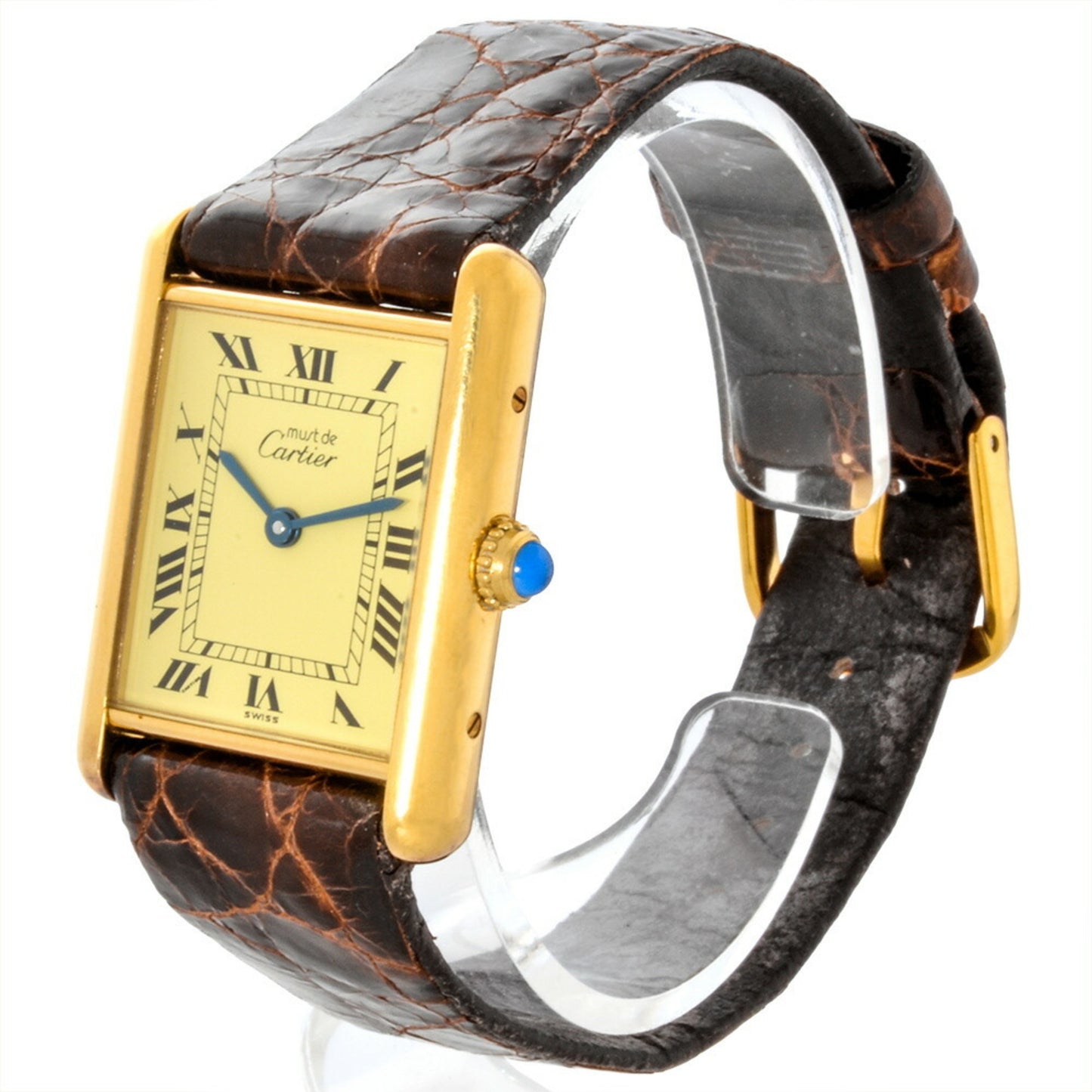 Cartier Must Tank Lm Vermeil Watch 590001